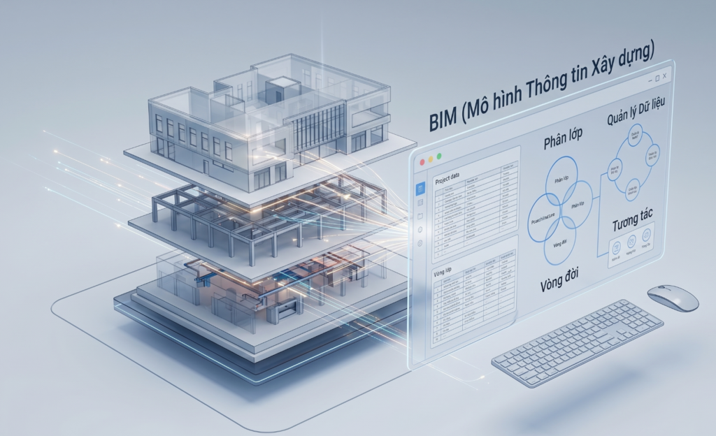 Đọc bản vẽ thi công kỹ thuật: 7 lỗi phổ biến nhà thầu thường mắc và cách Dũng Phát tránh 3 Hình ảnh 2 - minh họa công cụ BIM