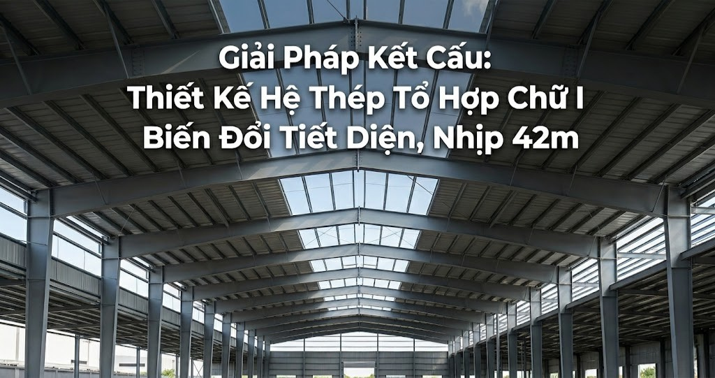 Phân Tích Kỹ Thuật: Giải Mã Hệ Kết Cấu Vì Kèo Thép Nhịp Lớn (>40m) Tại Dự Án Nhà Xưởng Trà Nóc 2 Hình ảnh minh họa - Giải pháp kết cấu - 5