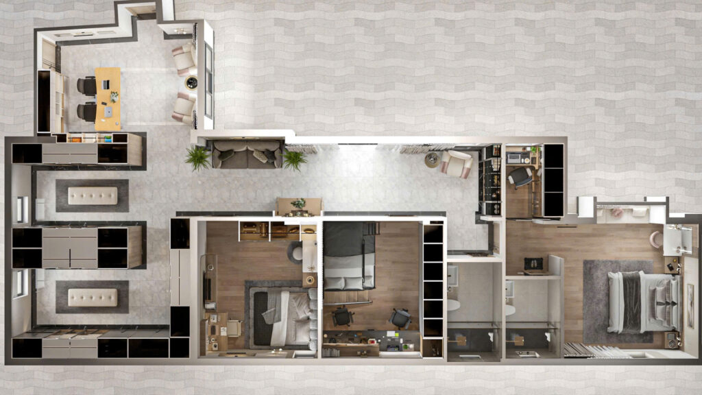 Mẫu Nhà Cấp 4 Mái Thái 110m2 Tại Hậu Giang - Thiết Kế Và Tiện Nghi Đẹp 29 Hình ảnh công trình nhà Ngã 6 của Dũng Phát (29) - 3