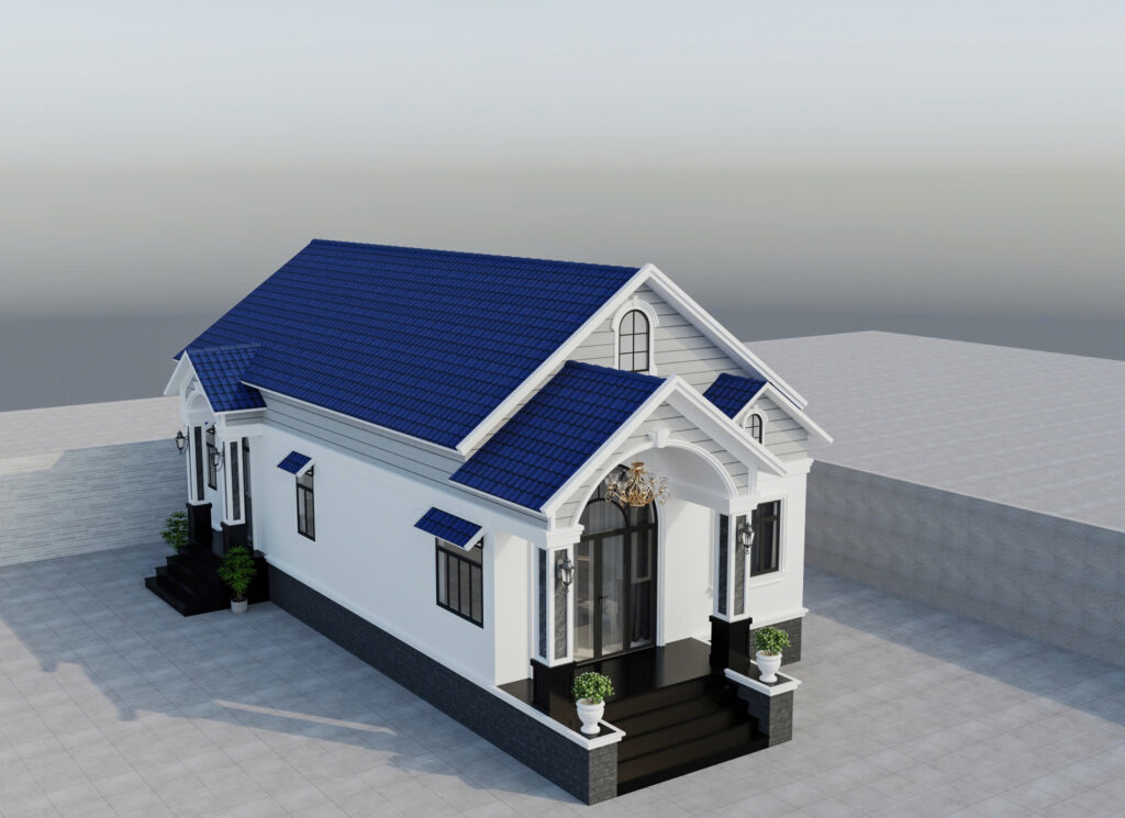 Mẫu Nhà Cấp 4 Mái Thái 110m2 Tại Hậu Giang - Thiết Kế Và Tiện Nghi Đẹp 33 Hình ảnh công trình nhà Ngã 6 của Dũng Phát (33) - 3