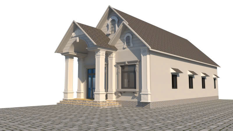 Mẫu Nhà Cấp 4 Mái Thái 110m2 Tại Hậu Giang - Thiết Kế Và Tiện Nghi Đẹp 37 Hình ảnh công trình nhà Ngã 6 của Dũng Phát (37) - 6