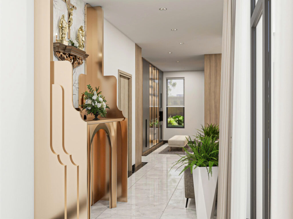Mẫu Nhà Cấp 4 Mái Thái 110m2 Tại Hậu Giang - Thiết Kế Và Tiện Nghi Đẹp 7 Hình ảnh công trình nhà Ngã 6 của Dũng Phát (7) - 7