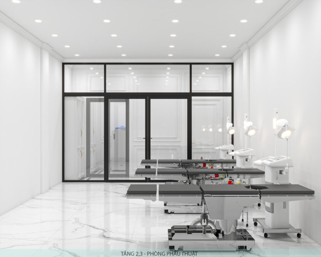 Thiết Kế Phòng Khám Thẩm Mỹ 5 tầng Chuyên Nghiệp Tại KDC Hồng Phát 11 Hình ảnh dự án phòng khám của Dũng Phát (11) - 3