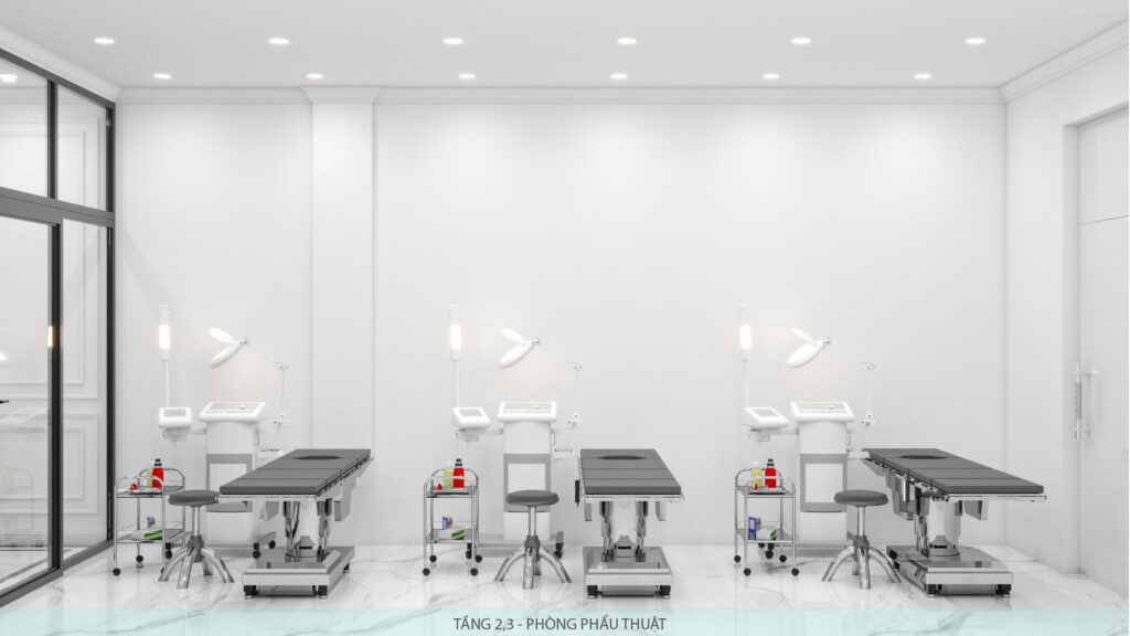 Thiết Kế Phòng Khám Thẩm Mỹ 5 tầng Chuyên Nghiệp Tại KDC Hồng Phát 12 Hình ảnh dự án phòng khám của Dũng Phát (12) - 3