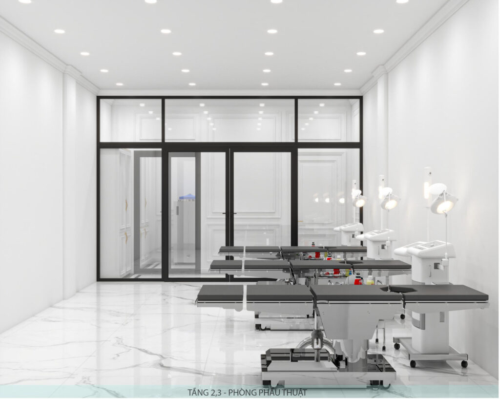 Thiết Kế Phòng Khám Thẩm Mỹ 5 tầng Chuyên Nghiệp Tại KDC Hồng Phát 20 Hình ảnh dự án phòng khám của Dũng Phát (20) - 1