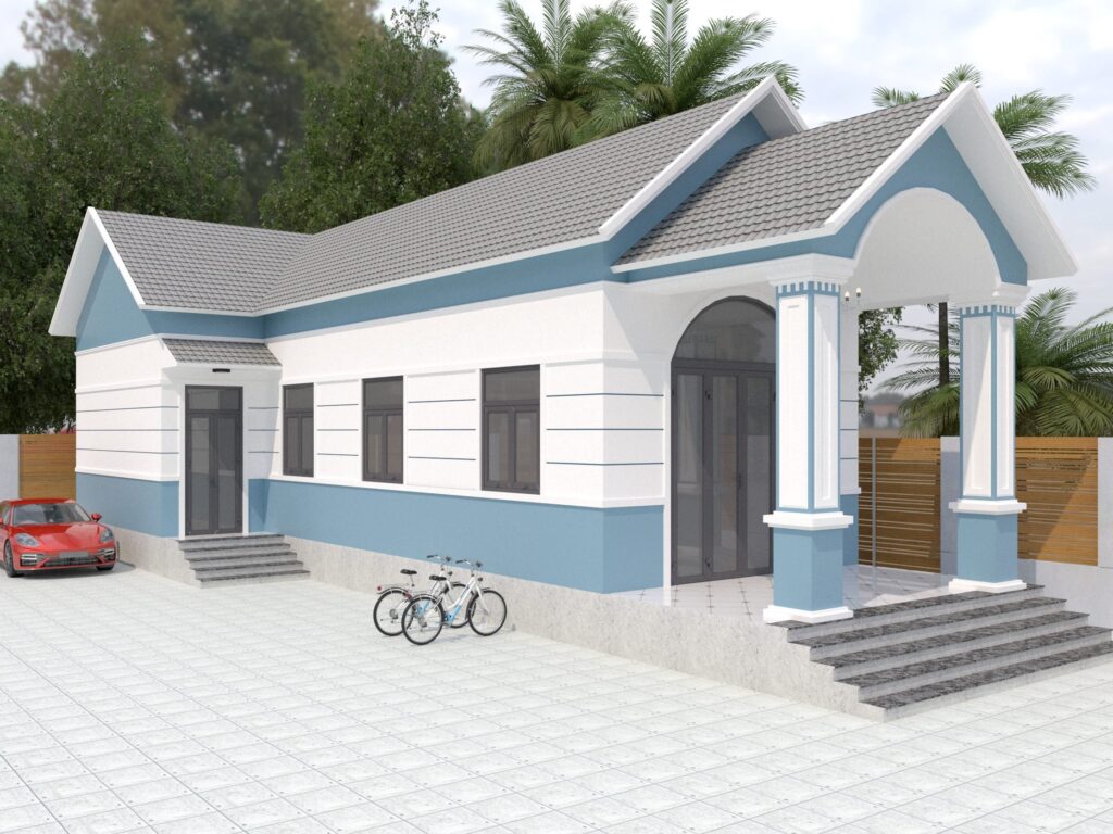 Thiết Kế Nhà Cấp 4 Mái Thái 161m2 Tại Bạc Liêu | Không Gian Sống Rãi Và Hiện Đại 20 Hình ảnh công trình nhà Anh Hòa của Dũng Phát (20) - 54