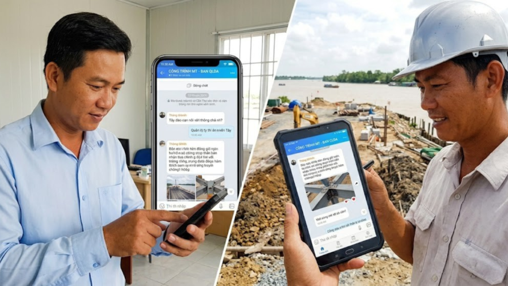 Quản lý dự án xây dựng từ xa tại Miền Tây 2026 – Giải pháp cho chủ đầu tư ở TP.HCM 8 Hình ảnh minh họa - Nhóm liên lạc chuyên biệt - 9