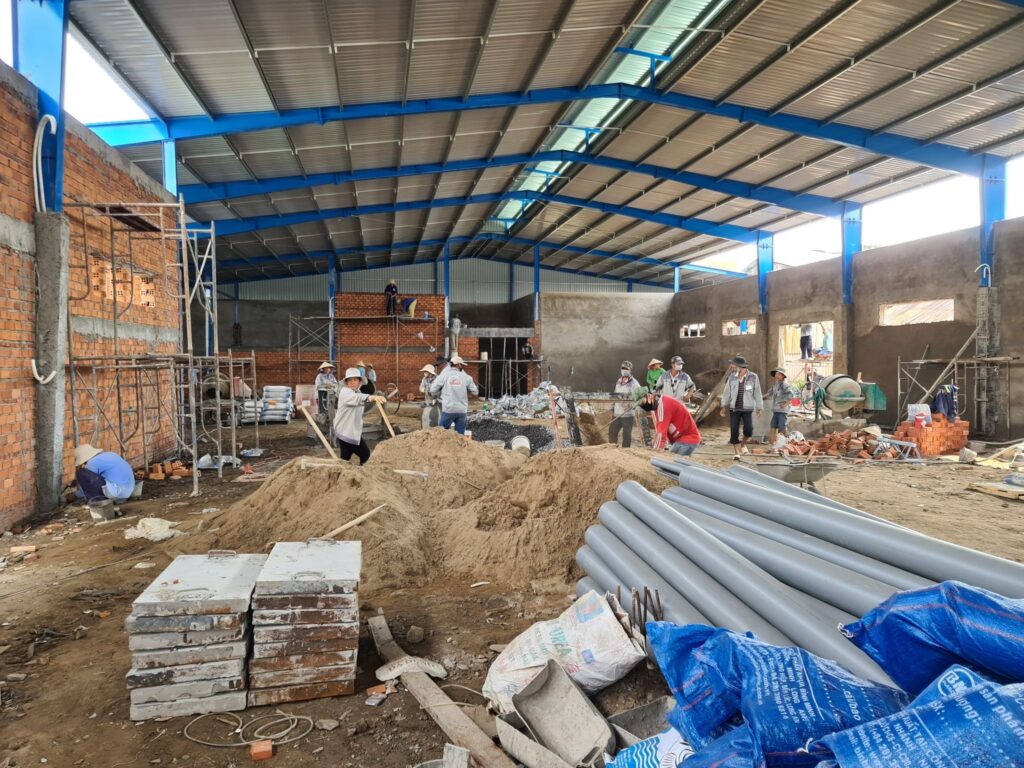 Chi phí xây dựng nhà xưởng Cần Thơ 2026 – Bảng giá tham khảo chi tiết 5 Hình ảnh thi công - công trình thực tế của Dũng Phát (4) - 9