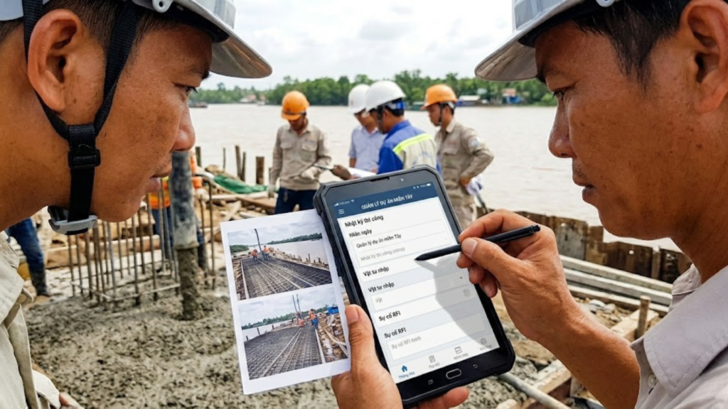 Quản lý dự án xây dựng từ xa tại Miền Tây 2026 – Giải pháp cho chủ đầu tư ở TP.HCM 6 Hình ảnh minh họa - Ứng dụng quản lý dự án xây dựng - 7