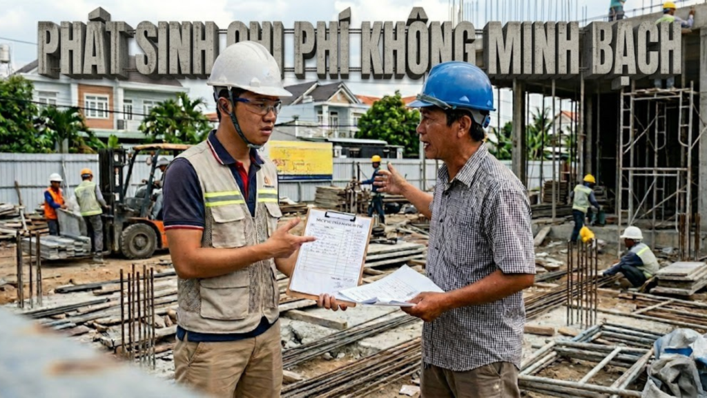 Quản lý dự án xây dựng từ xa tại Miền Tây 2026 – Giải pháp cho chủ đầu tư ở TP.HCM 3 Hình ảnh minh họa - Phát sinh chi phí - 2
