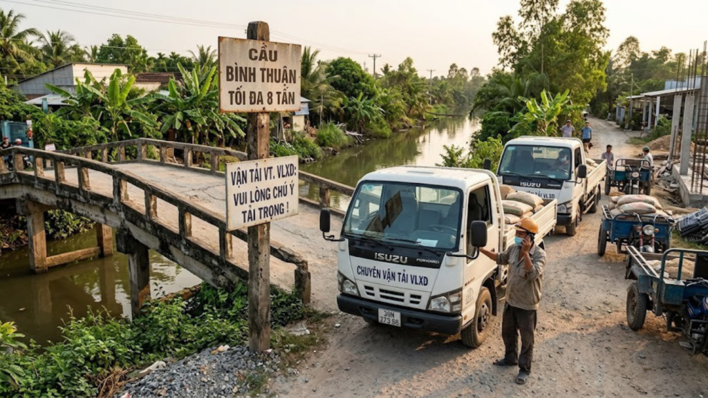 Logistics Vật Liệu Xây Dựng ĐBSCL – Giải Pháp Tránh Chậm Tiến Độ 2026 1 Hình ảnh minh họa - Vận chuyển đường bộ - 25