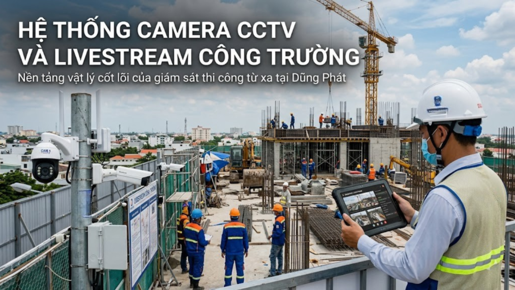 Giám Sát Thi Công Từ Xa Công Nghệ – Những Gì Dũng Phát Triển Khai Thực Tế 2026 4 Hình ảnh minh họa - Hệ thống camera CCTV - 4