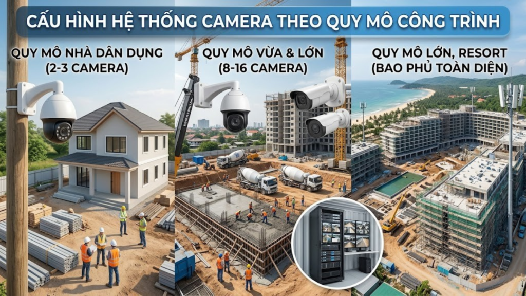 Giám Sát Thi Công Từ Xa Công Nghệ – Những Gì Dũng Phát Triển Khai Thực Tế 2026 5 Hình ảnh minh họa - Hệ thống camera theo quy mô - 4