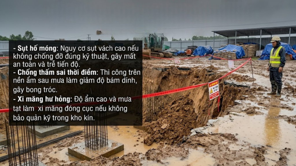 Thi Công Xây Dựng Mùa Mưa Miền Tây – Biện Pháp Và Kinh Nghiệm Thực Tiễn 2026 6 Hình ảnh minh họa - Kinh nghiệm thực tế - 5