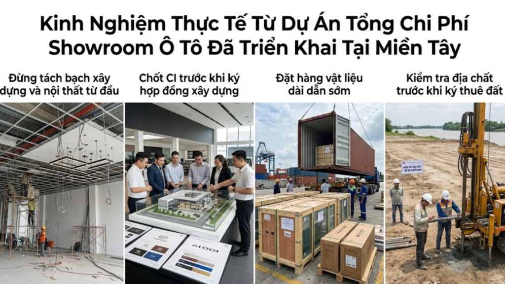 Phân Tích Chi Phí Đầu Tư Showroom Ô Tô 1500m2 Miền Tây: Tổng Ngân Sách Thực Tế 5 Hình ảnh minh họa - Kinh nghiệm thực tế - 7