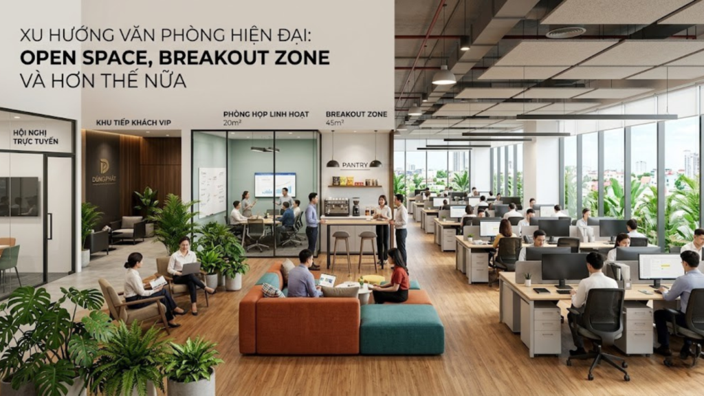 Case Study hoàn thiện văn phòng thương mại Cần Thơ hiện đại 2026 1 Hình ảnh minh họa - Xu hướng văn phòng hiện đại - 1