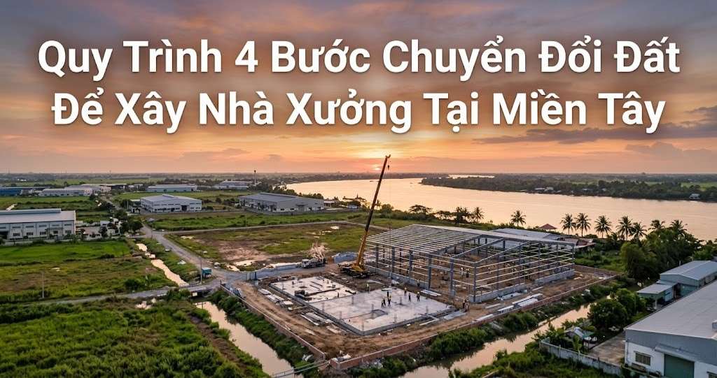 Luật Đất Đai 2026 Xây Nhà Xưởng: Những Thay Đổi Doanh Nghiệp Cần Lưu Ý 2 Hình ảnh minh họa - Quy trình 4 bước chuyển đổi đất - 6