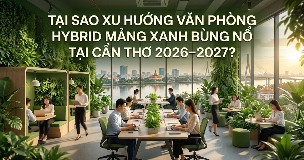 Xu Hướng Văn Phòng Hybrid Mảng Xanh Tại Cần Thơ Giai Đoạn 2026 – 2027 1 Hình ảnh minh họa - Xu hướng văn phòng hybrid -6