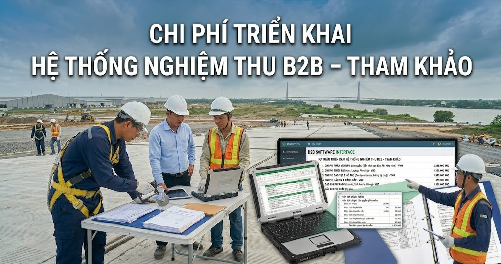 Quy Trình Nghiệm Thu Công Trình B2B Theo Từng Giai Đoạn Giúp Tối Ưu Dòng Vốn Chủ Đầu Tư 5 quy trình nghiệm thu công trình B2B - Hình minh họa - Chi phí triển khai hệ thống nghiệm thu B2B - 9