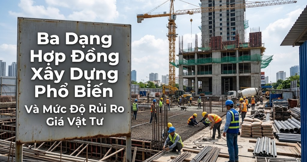 Quản Lý Rủi Ro Giá Vật Tư Tăng Trong Hợp Đồng Thi Công Trọn Gói Tại Miền Tây 2026 2 Hình ảnh minh họa - Ba dạng hợp đồng xây dựng phổ biến - 4