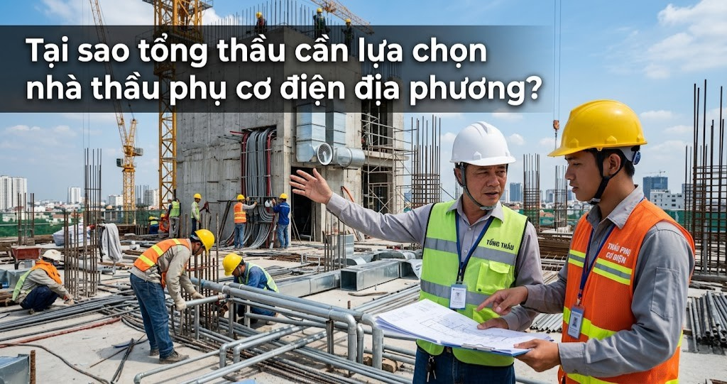 Tiêu chí lựa chọn nhà thầu phụ cơ điện địa phương tại Cần Thơ 2026 1 Hình ảnh minh họa - Tại sao cần lựa chọn thầu phụ cơ điện địa phương - 9
