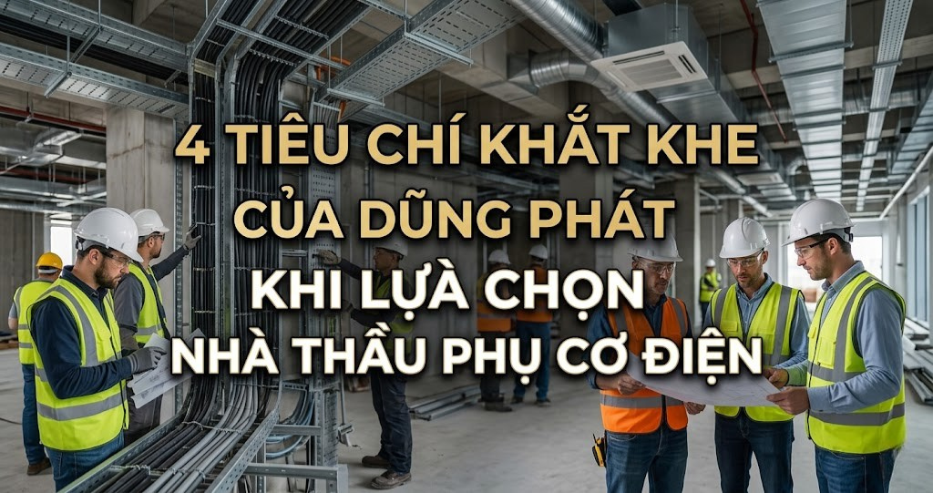 Tiêu chí lựa chọn nhà thầu phụ cơ điện địa phương tại Cần Thơ 2026 2 Hình ảnh minh họa - 4 Tiêu chí khi chọn thầu phụ cơ điện - 8
