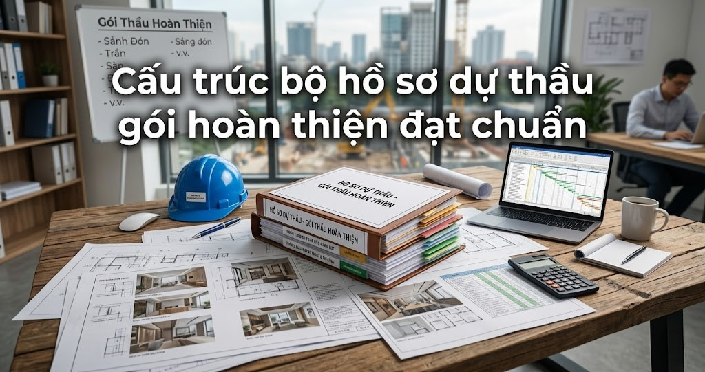 Hướng dẫn đấu thầu thi công gói hoàn thiện cho dự án vốn tư nhân tại miền Tây 2026 2 Hình ảnh minh họa - Cấu trúc bộ hồ sơ dự thầu gói hoàn thiện - 6