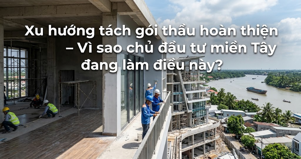 Hướng dẫn đấu thầu thi công gói hoàn thiện cho dự án vốn tư nhân tại miền Tây 2026 1 Hình ảnh minh họa - Xu hướng tách gói thầu hoàn thiện - 5