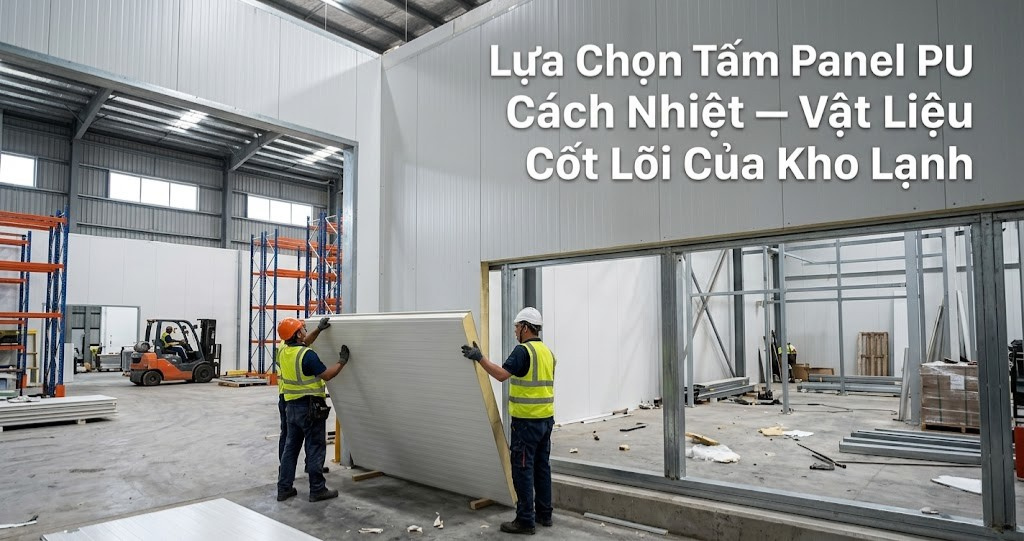 Xây Dựng Kho Lạnh Nông Sản Thông Minh: Giải Pháp Tối Ưu Chuỗi Cung Ứng Tại Hậu Giang, An Giang 2026 3 Hình ảnh minh họa - Lựa chọn tấm Panel PU cách nhiệt