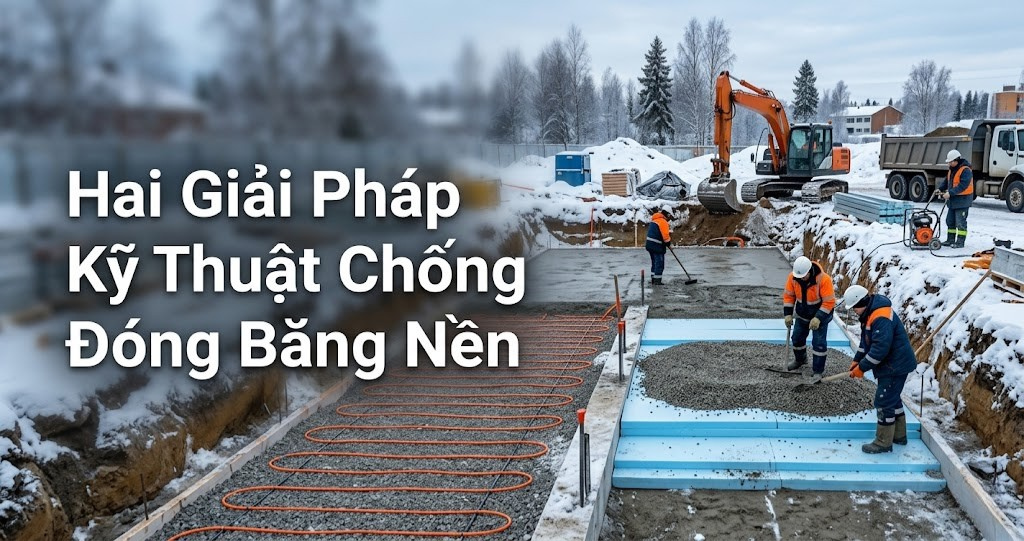 Xây Dựng Kho Lạnh Nông Sản Thông Minh: Giải Pháp Tối Ưu Chuỗi Cung Ứng Tại Hậu Giang, An Giang 2026 2 Hình ảnh minh họa - Hai giải pháp kỹ thuật chống đóng băng nền - 9