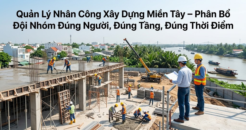 Tiến Độ Thi Công Cuốn Chiếu Miền Tây 2026: Kế Hoạch Phân Bổ Nhân Công Tăng Tốc Trước Tết 3 Hình ảnh minh họa - Quản lý nhân công xây dựng - 5