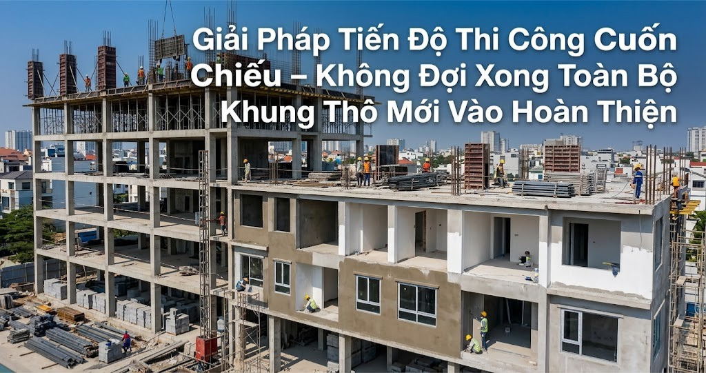 Tiến Độ Thi Công Cuốn Chiếu Miền Tây 2026: Kế Hoạch Phân Bổ Nhân Công Tăng Tốc Trước Tết 2 Hình ảnh minh họa - Giải pháp tiến độ thi công cuốn chiếu - 4