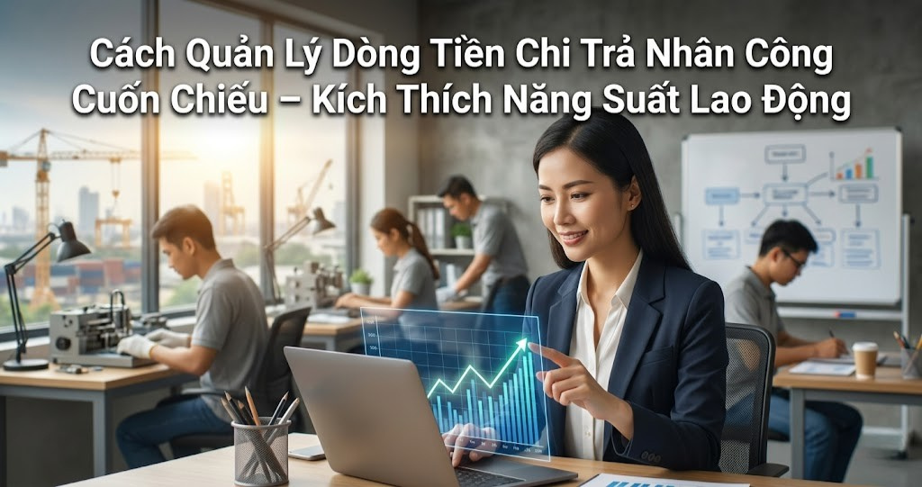 Tiến Độ Thi Công Cuốn Chiếu Miền Tây 2026: Kế Hoạch Phân Bổ Nhân Công Tăng Tốc Trước Tết 4 Hình ảnh minh họa - Cách quản lý dòng tiền chi trả nhân công - 6