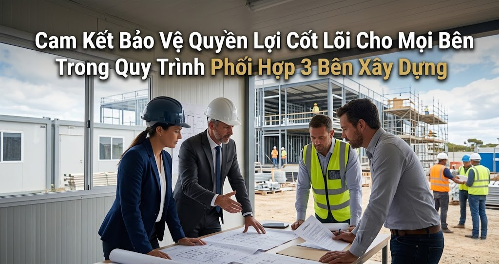 Quy Trình Phối Hợp 3 Bên Xây Dựng: Chủ Đầu Tư Ở Xa – Đơn Vị Thiết Kế TP.HCM – Nhà Thầu Thi Công Cần Thơ 4 Hình ảnh minh họa - Cam kết bảo vệ quyền lợi - 4