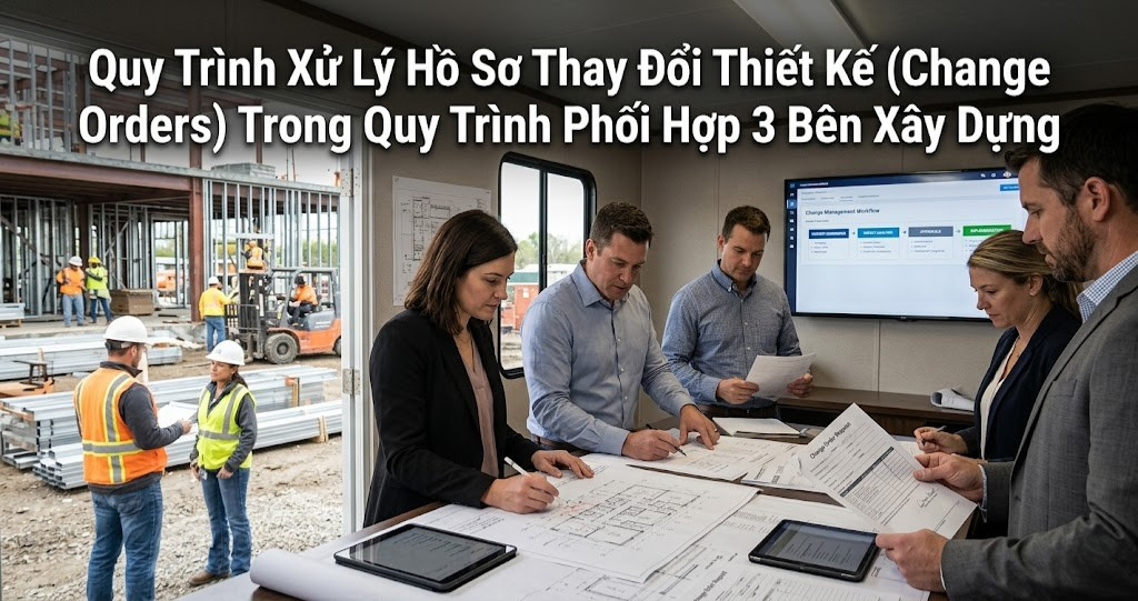 Quy Trình Phối Hợp 3 Bên Xây Dựng: Chủ Đầu Tư Ở Xa – Đơn Vị Thiết Kế TP.HCM – Nhà Thầu Thi Công Cần Thơ 3 Hình ảnh minh họa - Quy trình xử lý hồ sơ - 4