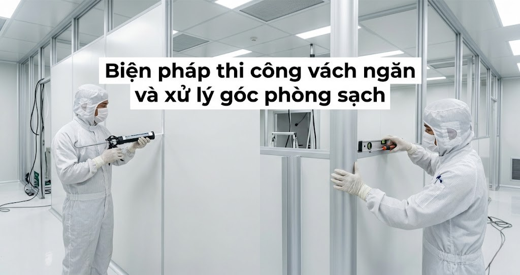 Case Study Nhà Máy Dược Phẩm Miền Tây: Thi Công Hệ Thống Phòng Thí Nghiệm, Phòng Sạch 2026 2 Hình ảnh minh họa - Biện pháp thi công - 5