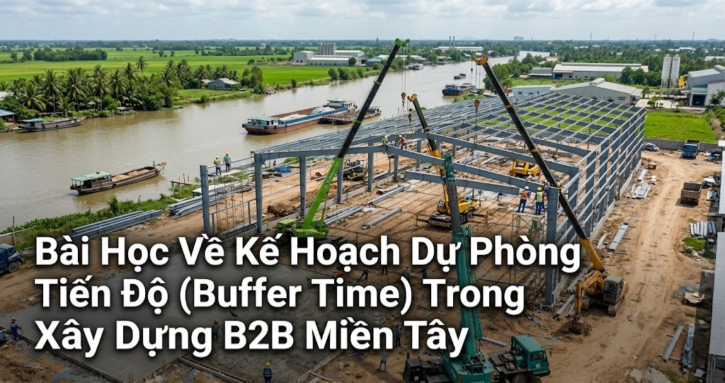 Phân Tích Bài Học: Làm Thế Nào Dũng Phát Bàn Giao Showroom Ô Tô Đúng Hạn Mùa Mưa Kéo Dài 3 Tuần? 4 Hình ảnh minh họa - Bài học về kế hoạch dự phòng tiến độ - 4