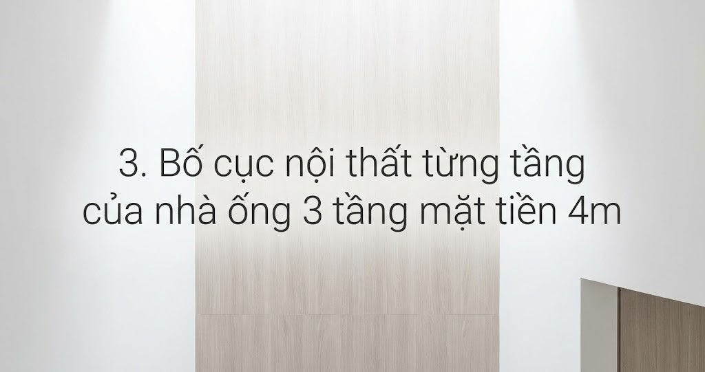 Phân tích công trình: Nhà ống 3 tầng mặt tiền 4m tại Bình Thủy – Tối ưu ánh sáng tự nhiên 1 Hình ảnh minh họa - Bố cục nội thất từng tầng - 9