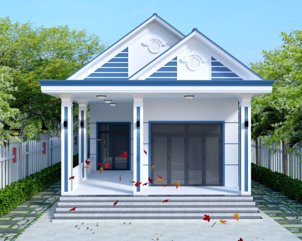 Mẫu Nhà Cấp 4 Mái Thái 100m2 Đẹp Tại Hậu Giang | Thiết Kế Nhà Nông Thôn Hiện Đại 3 Hình ảnh công trình nhà Anh Cảnh của Dũng Phát (3) - 7