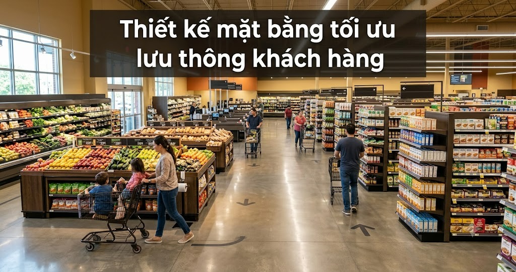 Thiết kế siêu thị mini Cần Thơ – Xu hướng bán lẻ hiện đại vùng ĐBSCL 2 Hình ảnh minh họa - Thiết kế mặt bằng tối ưu - 6
